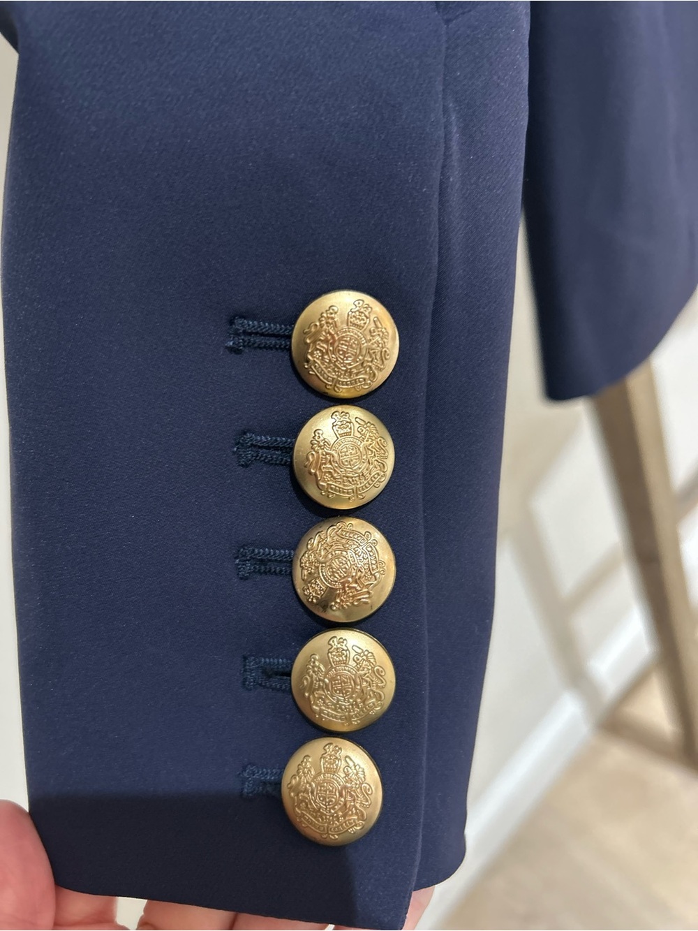 NWT Quince Scuba Captain's Convertible Blazer Navy Blue M Nautical Classic - Picture 7 of 11